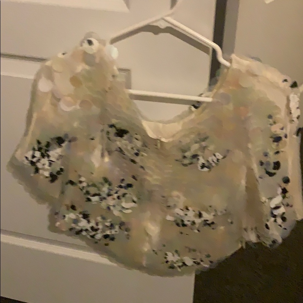 Saint John Sequined top